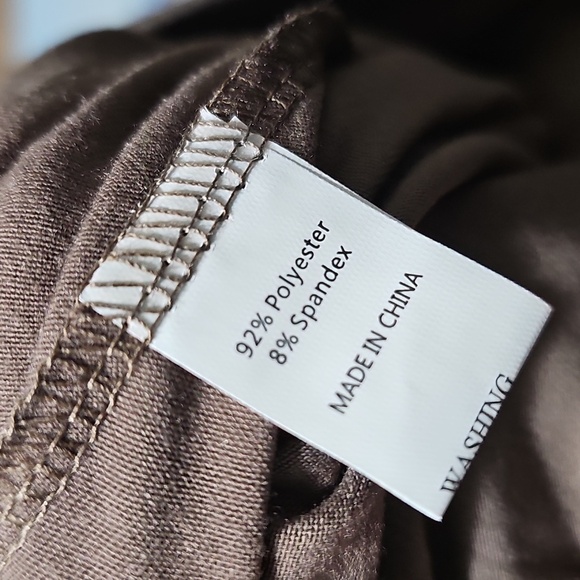 Locube Brownish Tan Drawstring High Waist Lounge Pants Size Small NWT - Picture 5 of 6